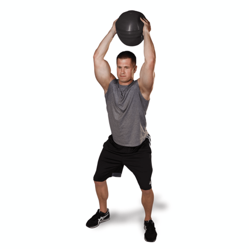 Body Solid Slam Ball  Black Sample Exercise