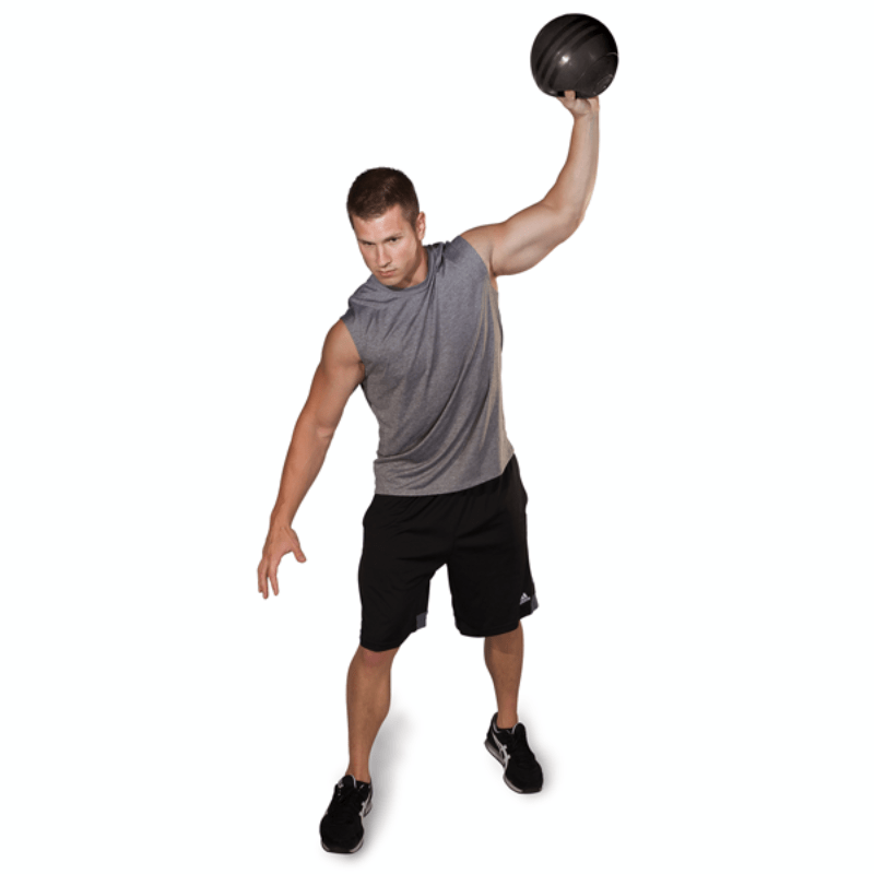 Body Solid Slam Ball  Black Sample Exercise