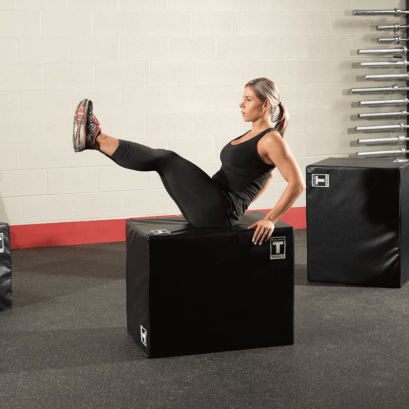 BSTSPBOX  Body Solid 3 Way Soft Plyo Box, Sample Exercise