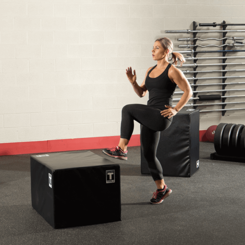 BSTSPBOX  Body Solid 3 Way Soft Plyo Box, Sample Exercise