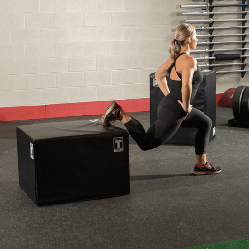 BSTSPBOX  Body Solid 3 Way Soft Plyo Box, Sample Exercise