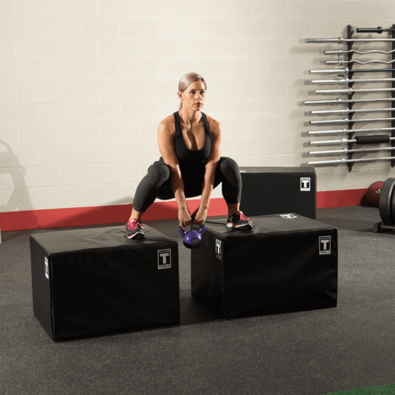 BSTSPBOX  Body Solid 3 Way Soft Plyo Box, Sample Exercise