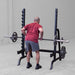 Barbell Row using Body-Solid GPR370B Olympic Multi Press Rack