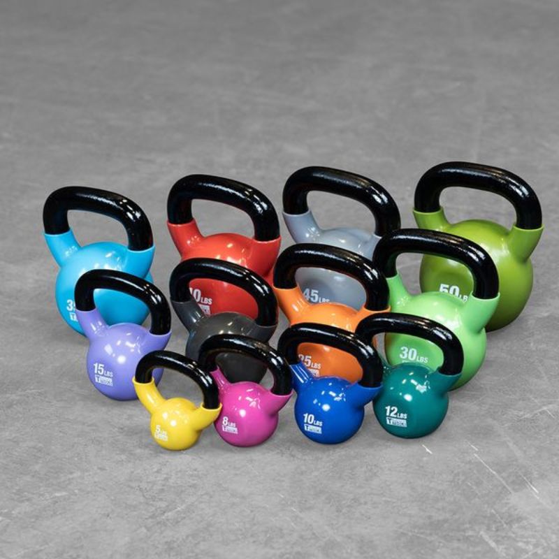 Body Solid Vinyl Coated Kettle Bell Set | KBVS