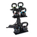 Body-Solid 3-Tier Kettlebell Rack - GDKR50B with KBX Training Kettlebells