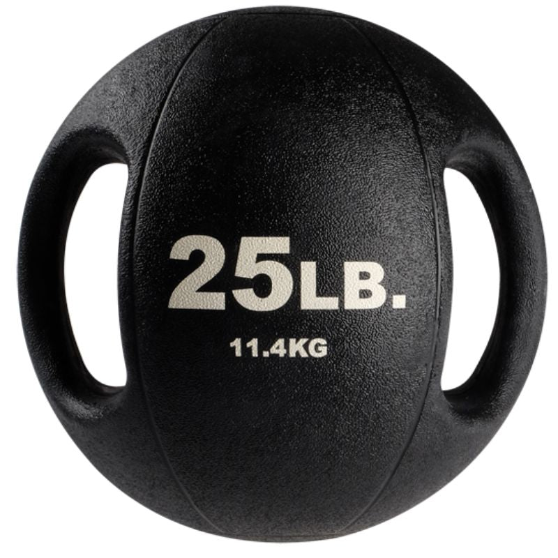 Body-Solid Ball Rack with 10 Dual Grip Balls Package - GMR20-DUALPACK 25 lb Dual Grip Ball