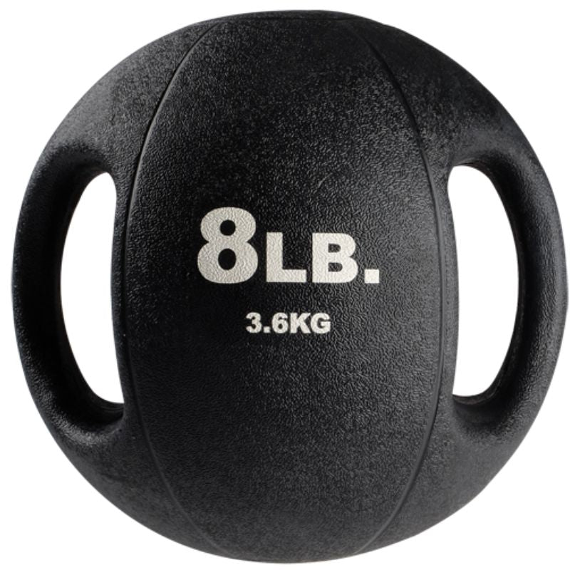 Body-Solid Ball Rack with 10 Dual Grip Balls Package - GMR20-DUALPACK 8 lb Dual Grip Ball