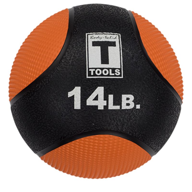 Body-Solid Ball Rack with 10 Medicine Balls Package - GMR20-MEDPACK 14 lb Medicine Balls