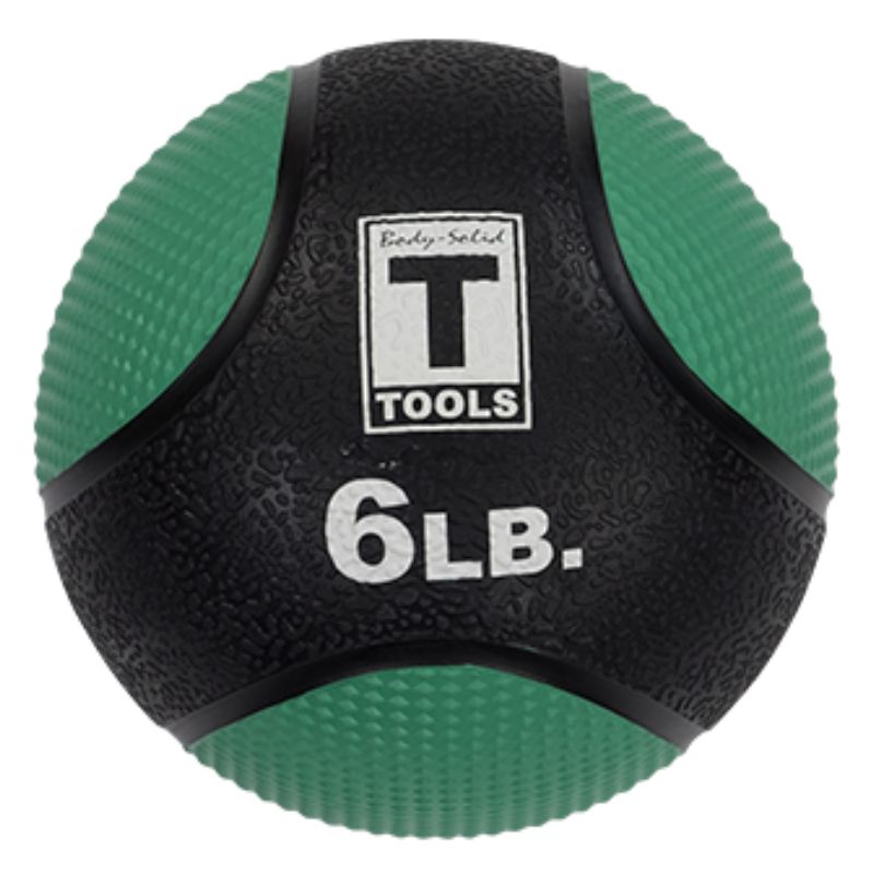Body-Solid Ball Rack with 10 Medicine Balls Package - GMR20-MEDPACK 6 lb Medicine Balls