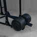 Body-Solid Belt Squat Attachment - SPRBSA with Plates and Rack
