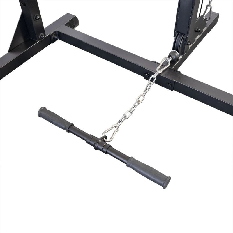 Body-Solid Best Fitness BFLA100B Power Rack Lat Attachment Straight Bar attachment