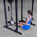 Body-Solid Best Fitness BFLA100B Power Rack Lat Attachment Used inside Gym  5