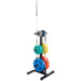 Body-Solid Best Fitness Weight Tree & Bar Holder BFWT10 With Color Rubber Grip Olympic Plates