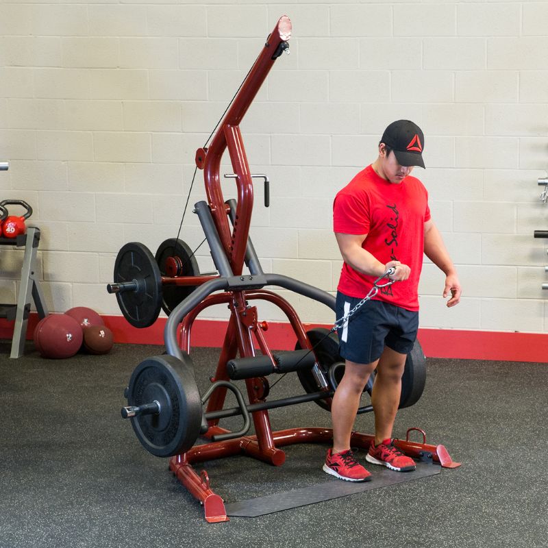 Body-Solid Corner Leverage Gym - GLGS100 Cable Pulley