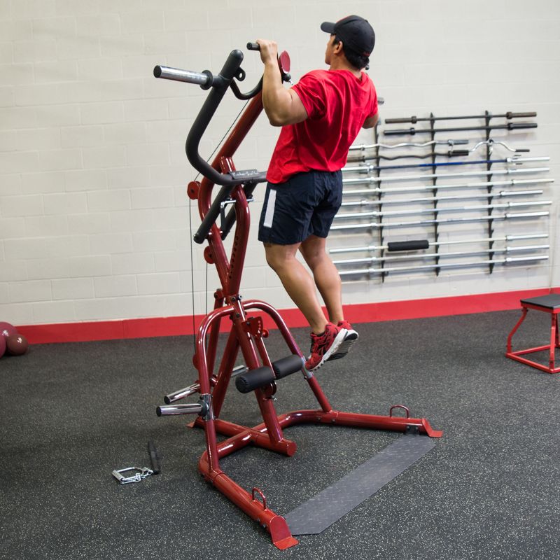 Body-Solid Corner Leverage Gym - GLGS100 Pull Up Workout