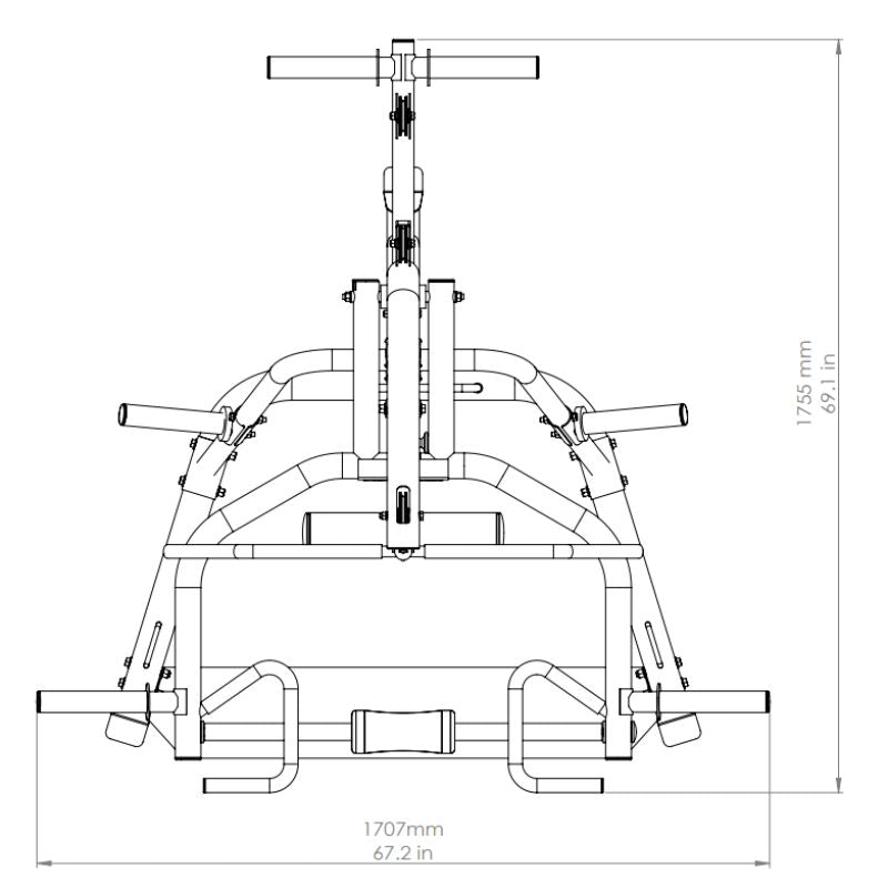Body-Solid Corner Leverage Gym - GLGS100 Schematics