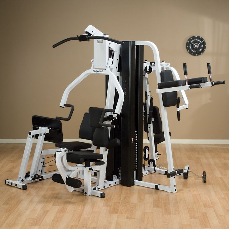 Body-Solid EXM3000LPS Multi-Stack Home Gym Main with Optional Knee Raise Attachment