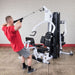 Body-Solid EXM3000LPS Multi-Stack Home Gym Standing Cable Rear Delt Row