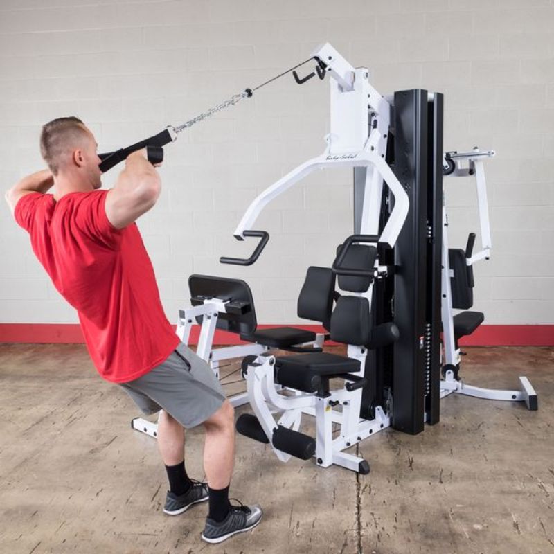 Body-Solid EXM3000LPS Multi-Stack Home Gym Standing Cable Rear Delt Row