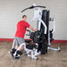 Body-Solid EXM3000LPS Multi-Stack Home Gym Standing Hamstring Curls