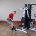 Body-Solid EXM3000LPS Multi-Stack Home Gym Standing Hamstring Curls