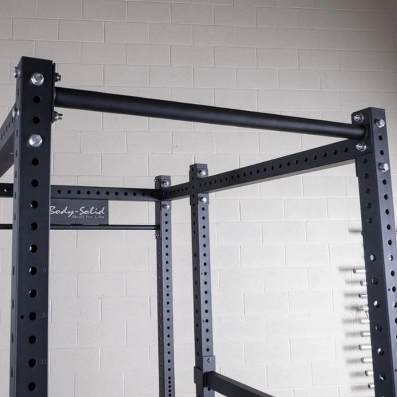 Body-Solid Fat Chin Up  Bar Attachment -  SPRCB Installed in Rack