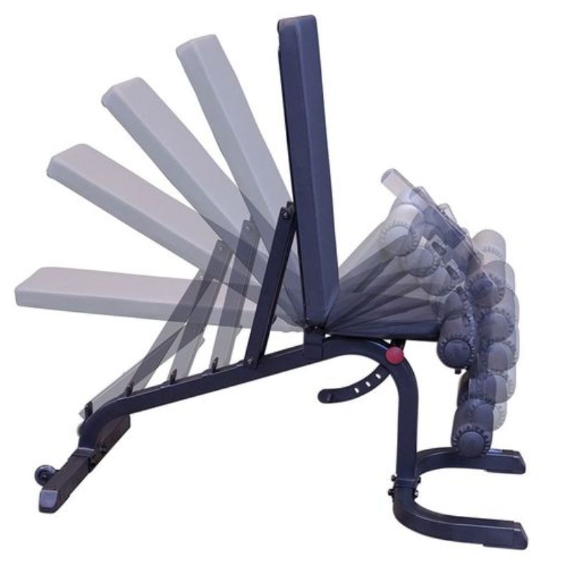 Body-Solid Flat Incline Decline Bench - GFID31B Adjustable Seat Demo