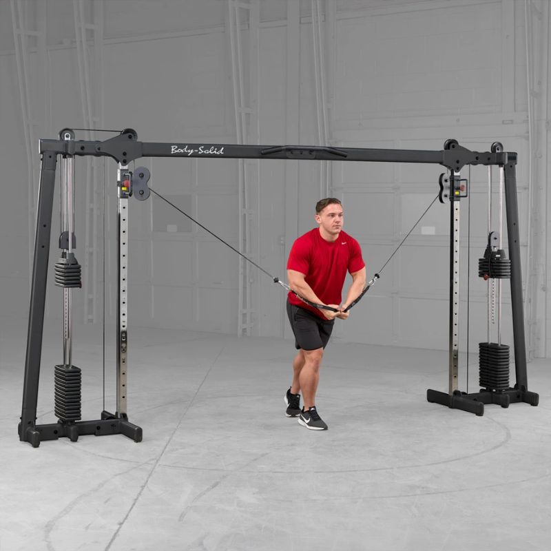 Body-Solid GDCC250B Cable Crossover Chest Fly Workout