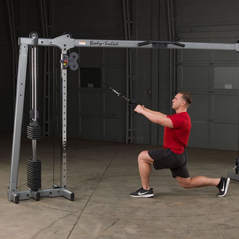 Body-Solid GDCC250B Cable Crossover Seated Back Workout