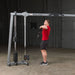 Body-Solid GDCC250B Cable Crossover Standing Cable Shoulder Raise