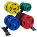 Body-Solid GWT66 X Olympic Weight Tree with Body-Solid Color Rubber Grip Plate Olympic Set