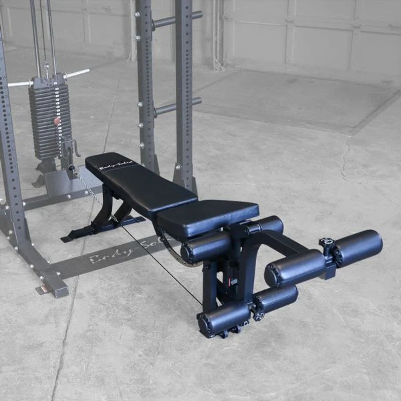 Body-Solid Leg Ext _ Curl Bench Attachment - GLEG Flat Bench Setup