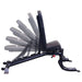 Body-Solid Leverage Flat Incline Decline Bench - GFID100B Adjustable