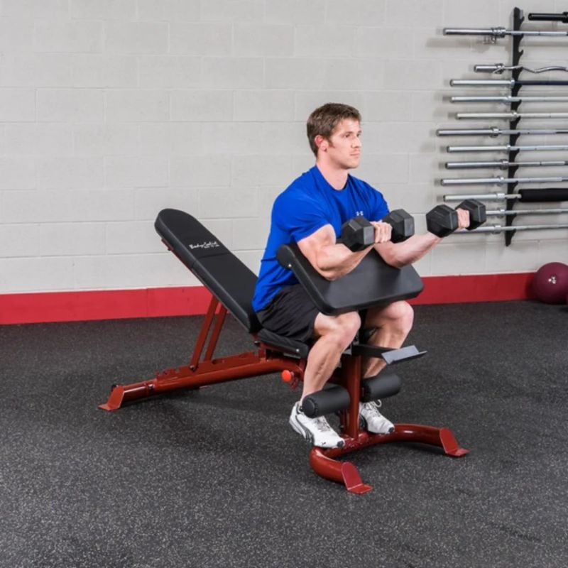 Body-Solid Leverage Flat Incline Decline Bench - GFID100B Gallery 3