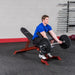Body-Solid Leverage Flat Incline Decline Bench - GFID100B Gallery 4
