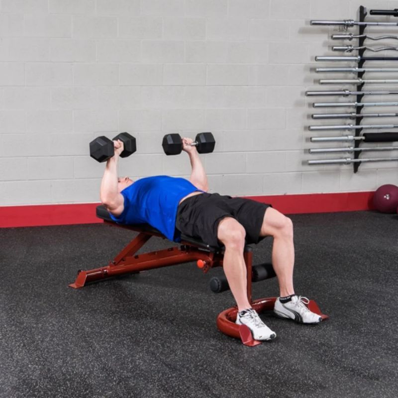 Body-Solid Leverage Flat Incline Decline Bench - GFID100B Gallery 5