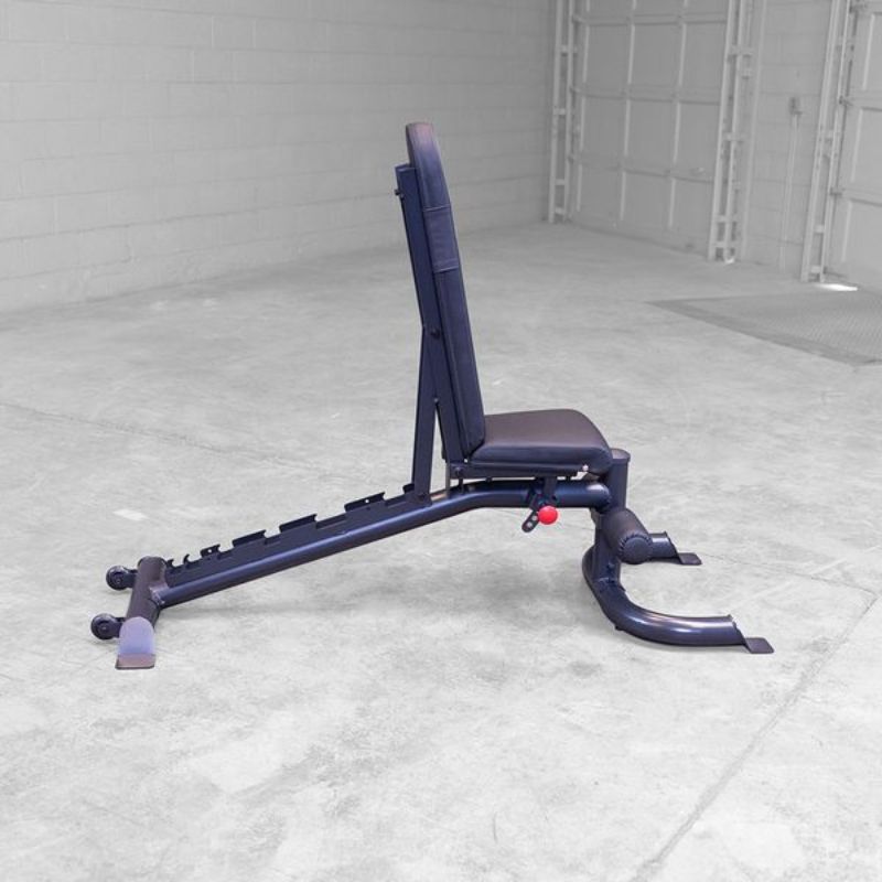 Body-Solid Leverage Flat Incline Decline Bench - GFID100B Seated Position