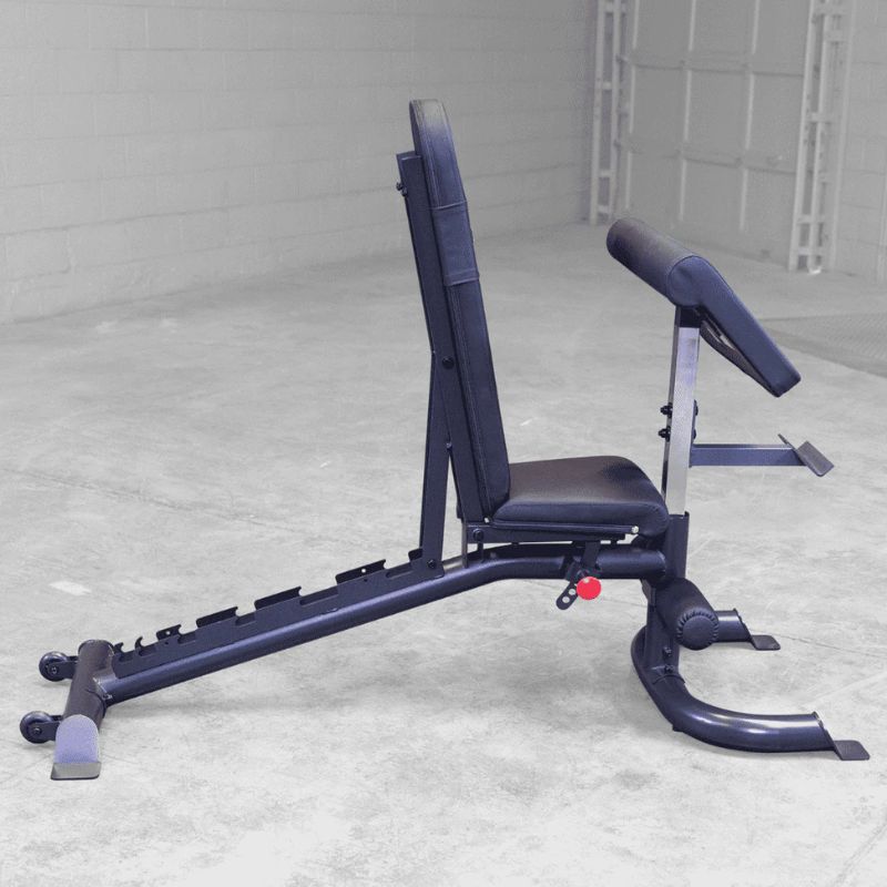 Body-Solid Leverage Flat Incline Decline Bench - GFID100B Seated Position