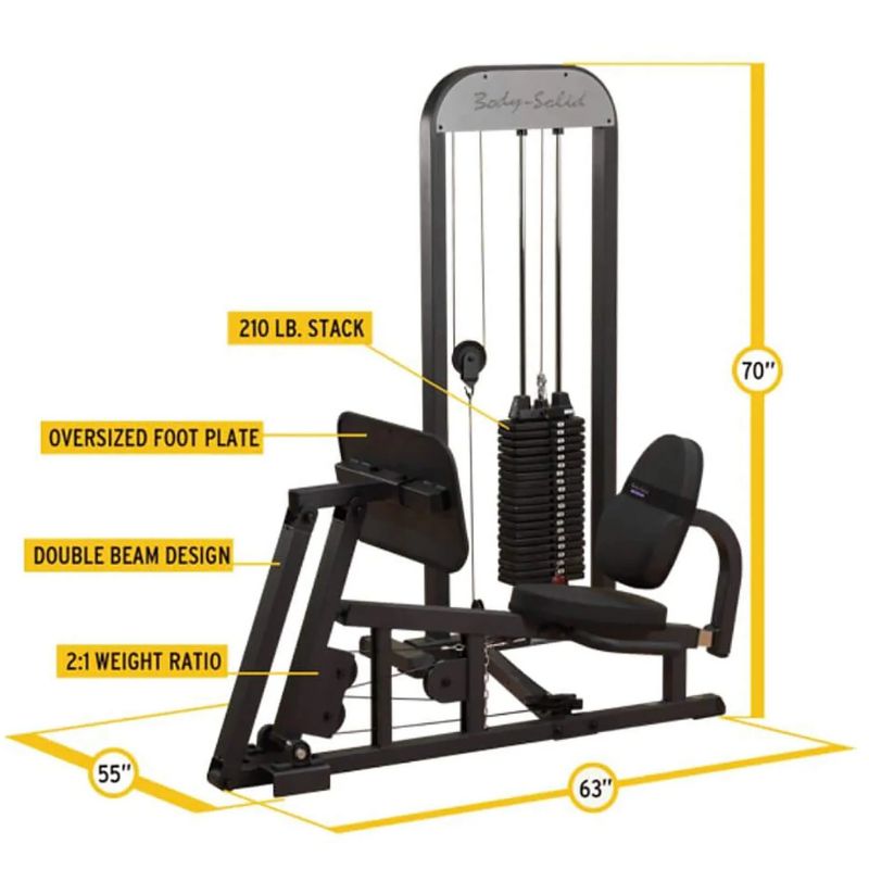 Body-Solid PRO-Select Leg & Calf Press Machine - GLP-STK Features