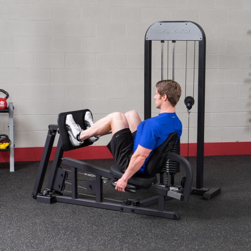 Body-Solid PRO-Select Leg & Calf Press Machine - GLP-STK Leg Press Workout