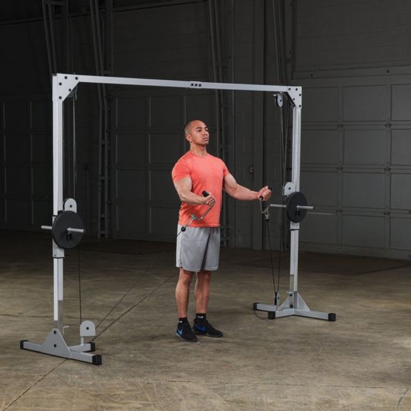Body-Solid Powerline Cable Crossover Machine - PCCO90X Mid Cable Fly