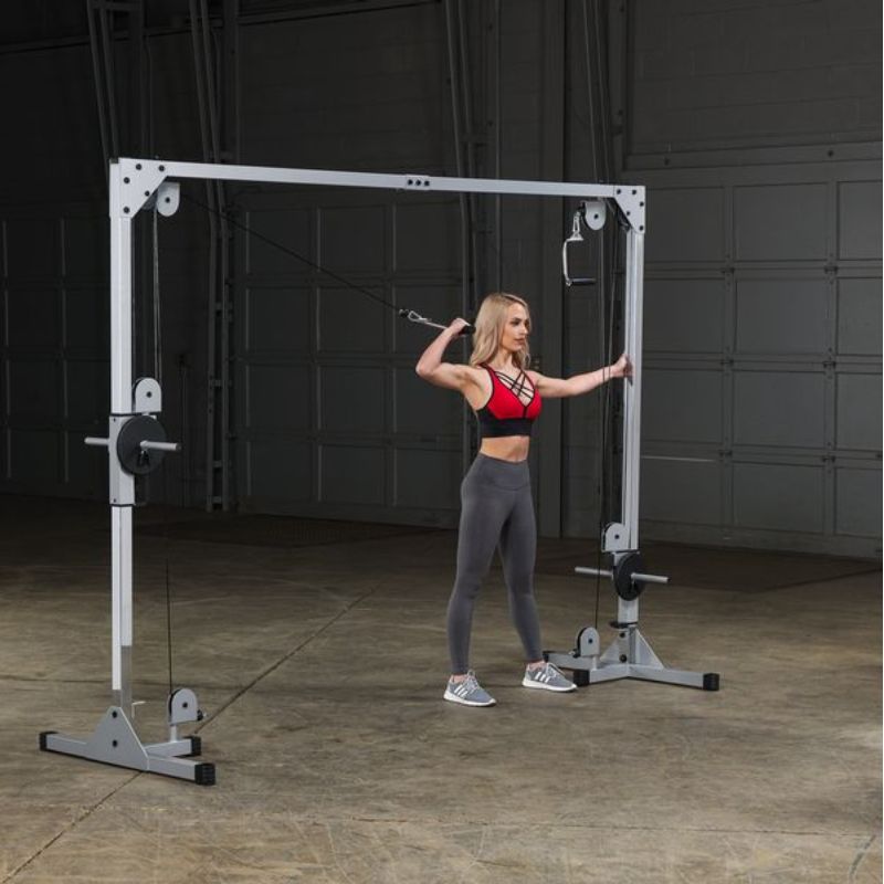 Body-Solid Powerline Cable Crossover Machine - PCCO90X Single Arm Inner Curl
