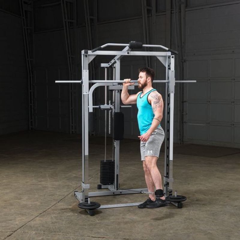 Body-Solid Powerline Smith Gym - PSM1442XS Cable Side Leg Raise