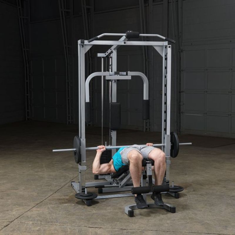 Body-Solid Powerline Smith Gym - PSM1442XS Decline Bench Press