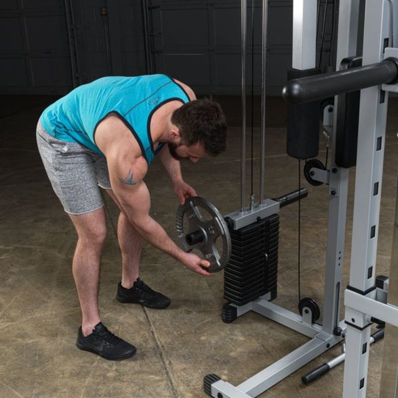 Body-Solid Powerline Smith Gym - PSM1442XS Flexible Weight Stack