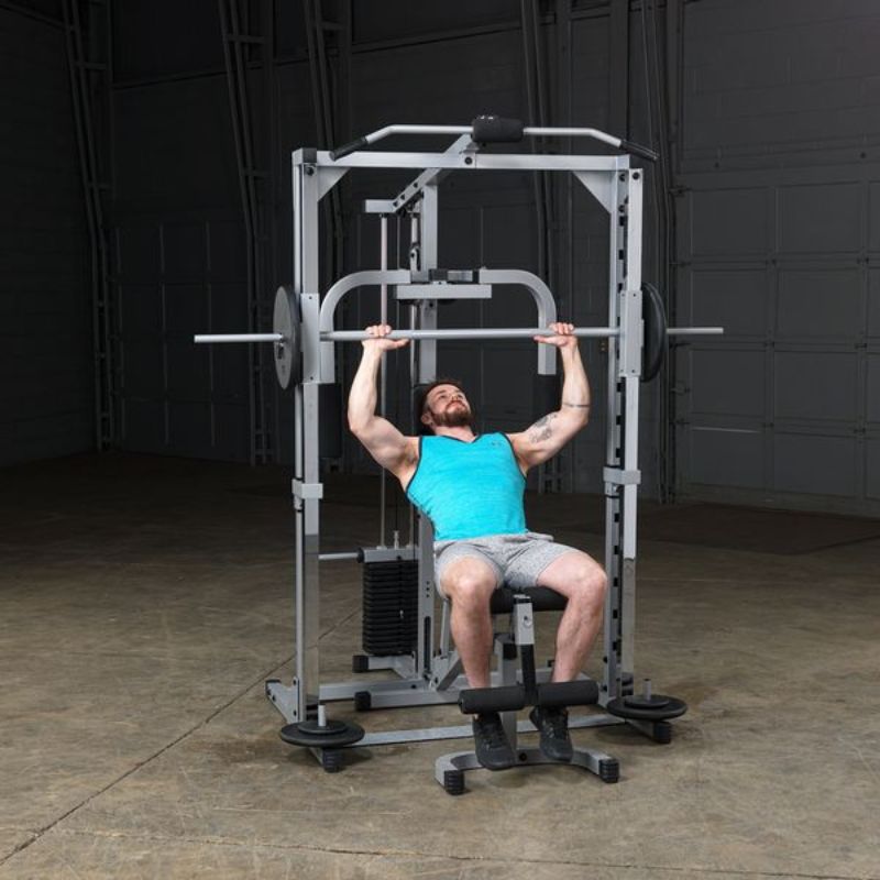 Body-Solid Powerline Smith Gym - PSM1442XS Incline Press Workout