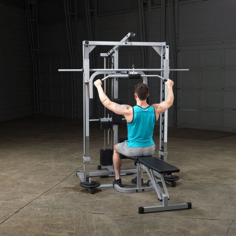 Body-Solid Powerline Smith Gym - PSM1442XS Lat Pulldown Workout
