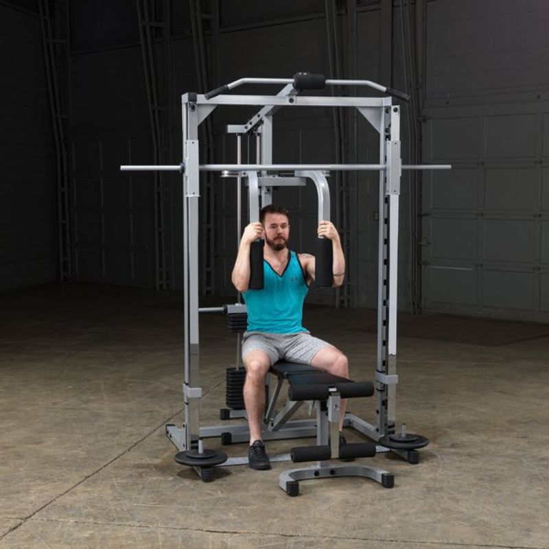 Body-Solid Powerline Smith Gym - PSM1442XS Pec Fly Workout