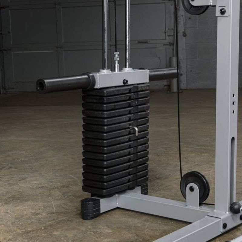 Body-Solid Powerline Smith Gym - PSM1442XS Weight Stack