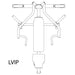 Body-Solid Pro ClubLine Leverage Incline Press - LVIP Schematics